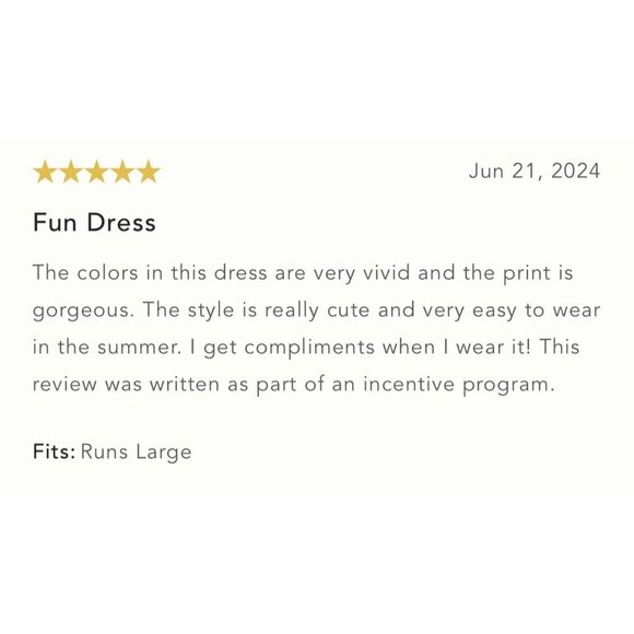 NWT Size 1X - Love The Label Cotton Swing Mini Dress (NWT US$ 228) - Picture 11 of 16